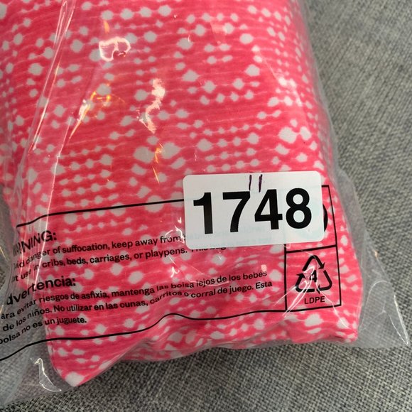 Arizona Jean Co. Strapless Tankini Pink Small Nylon Spandex Removable Pads - Picture 12 of 12